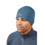 Rab Filament Beanie worn by man, styling reference