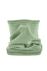 Rab Filament Neck Tube in Dark Fig Green - styled