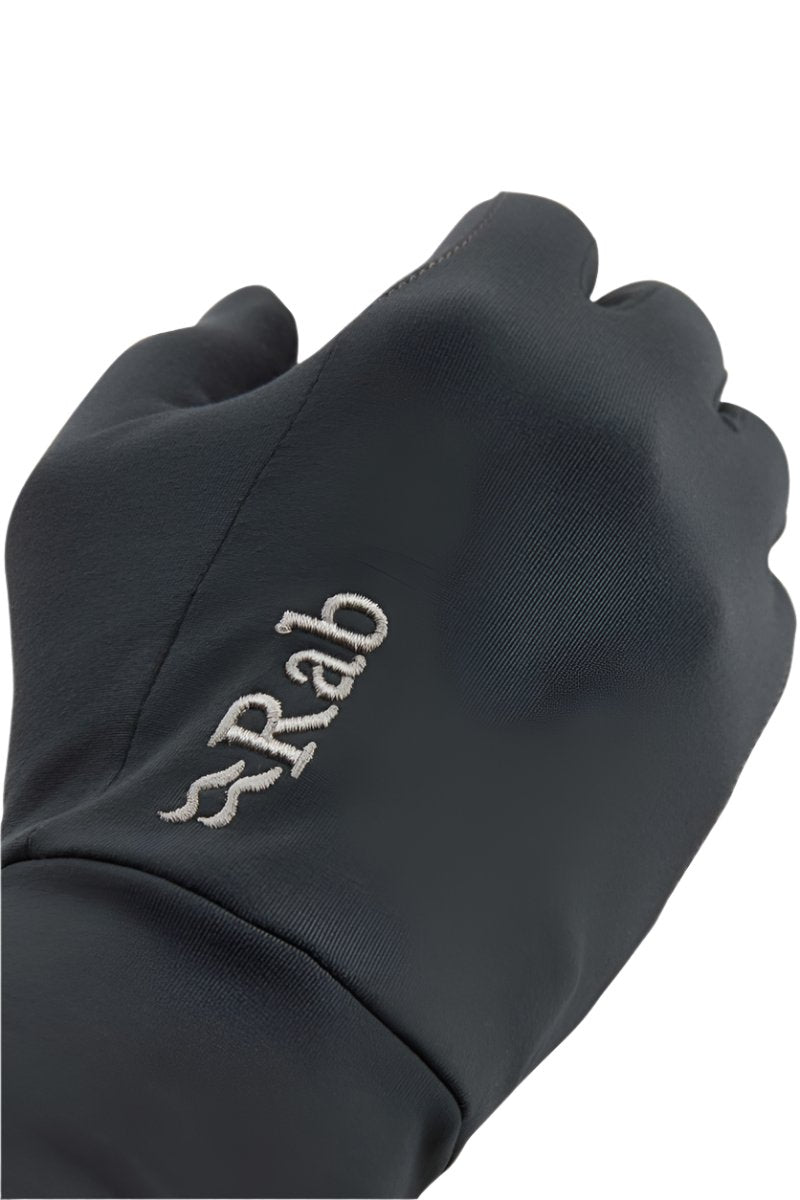 Rab Flux Liner Gloves in Beluga - Cuff Detail