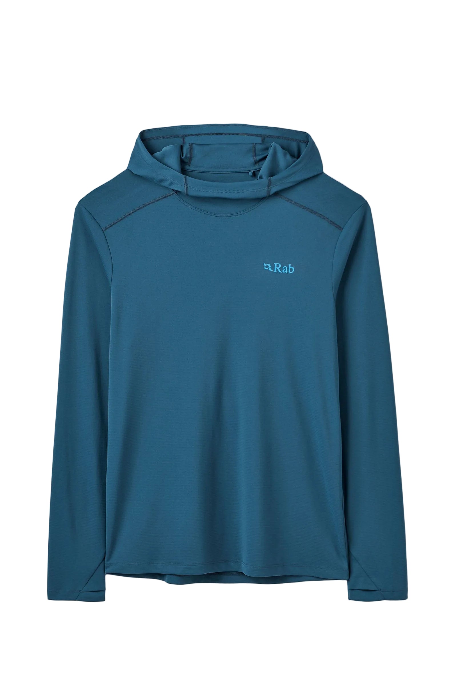 Rab Force Hoody in Tempest Blue - front