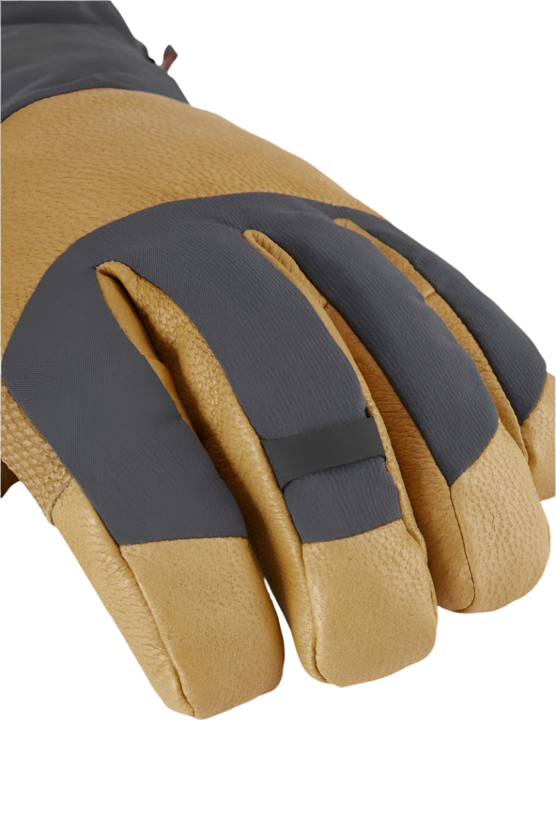 Rab Guide 2 GORE-TEX Gloves in Black - finger detail
