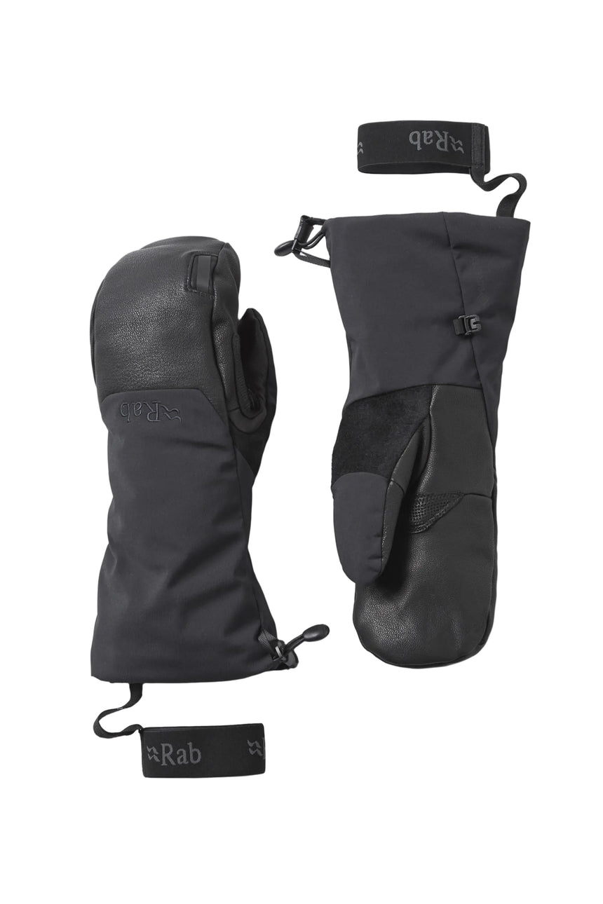 Rab Guide GORE-TEX Mitts in Black - front