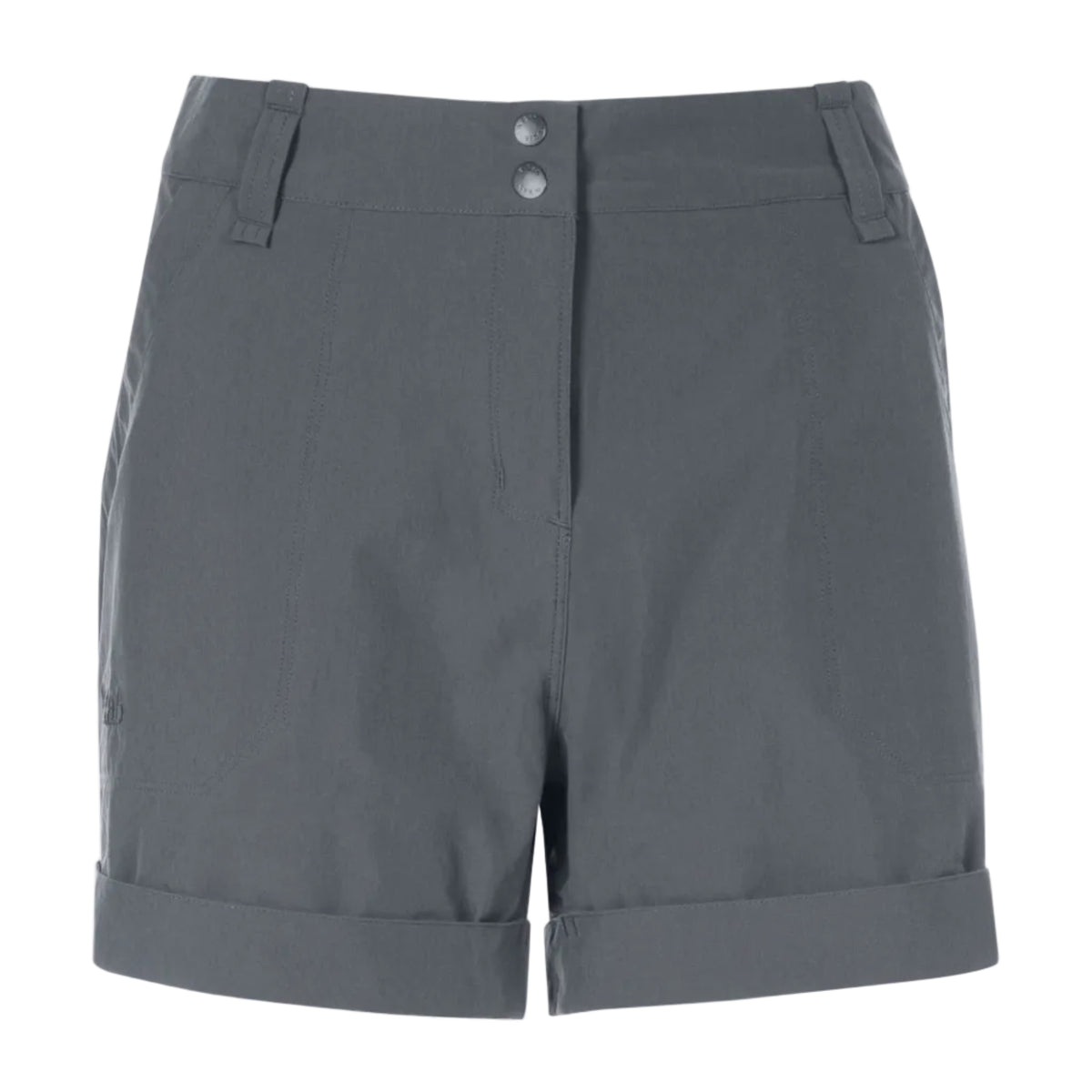 Rab Women's Helix Shorts in Graphene - front