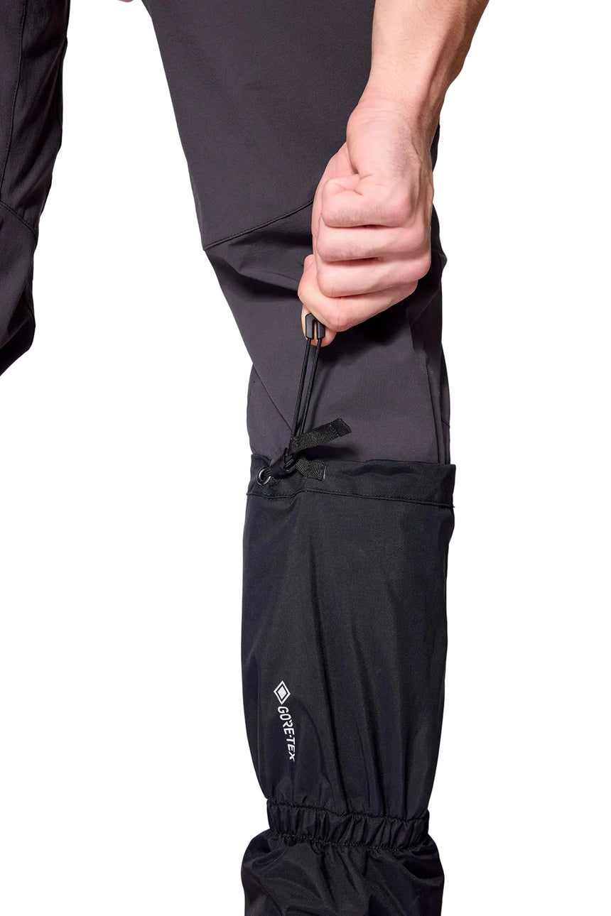Rab Kangri GORE-TEX Gaiter in Black - Drawcord Detail