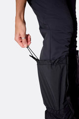 Rab Kangri GORE-TEX Gaiter in Black - Side Adjustment Detail