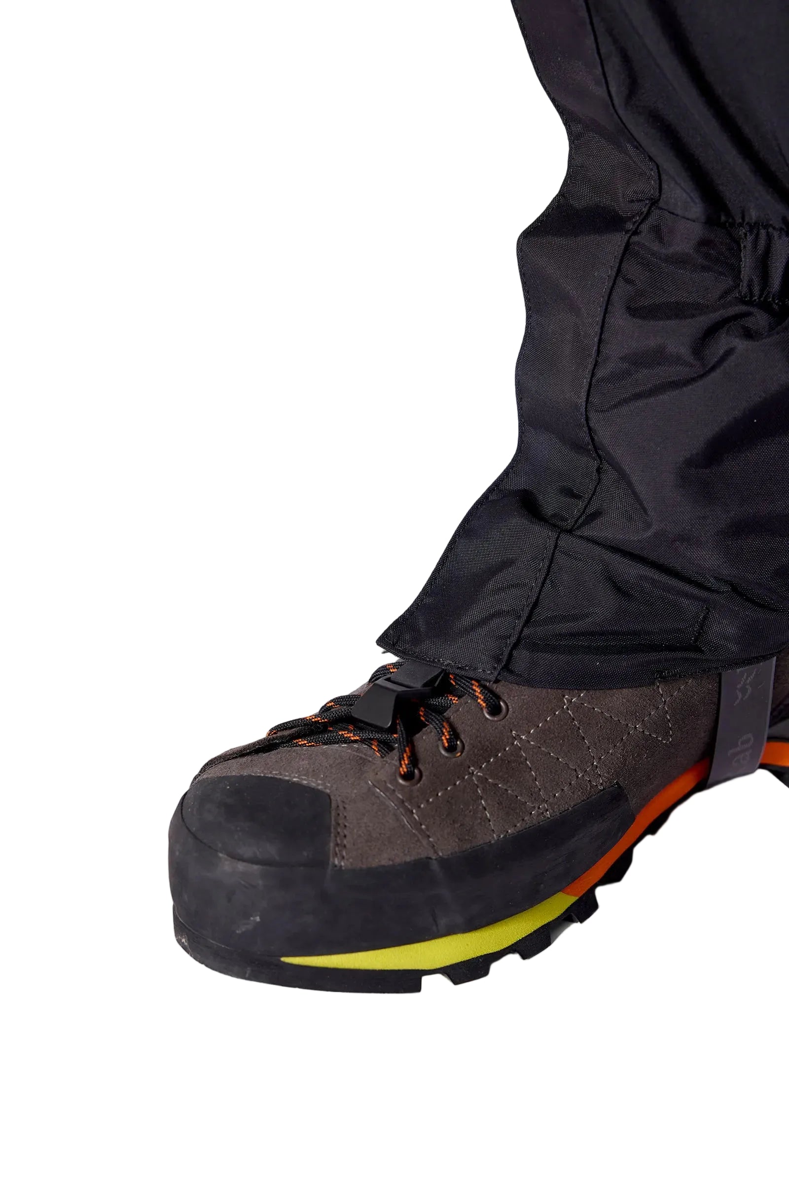 Rab Kangri GORE-TEX Gaiter in Black - Underfoot Strap Detail