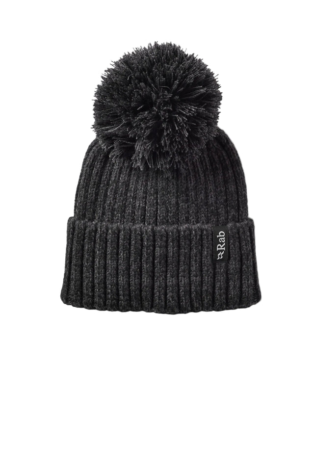 Rab Kharve Bobble Beanie in Black - front