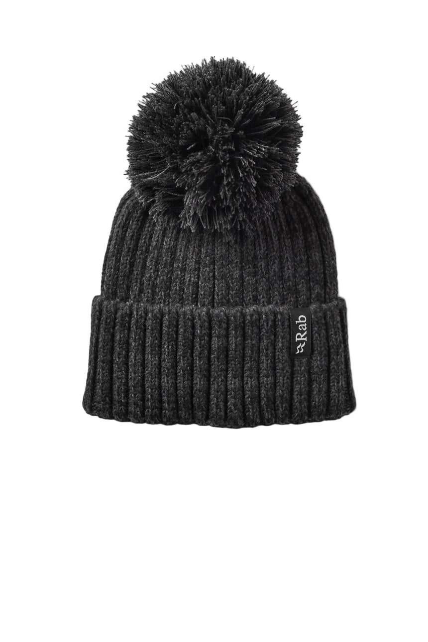 Rab Kharve Bobble Beanie in Black - front