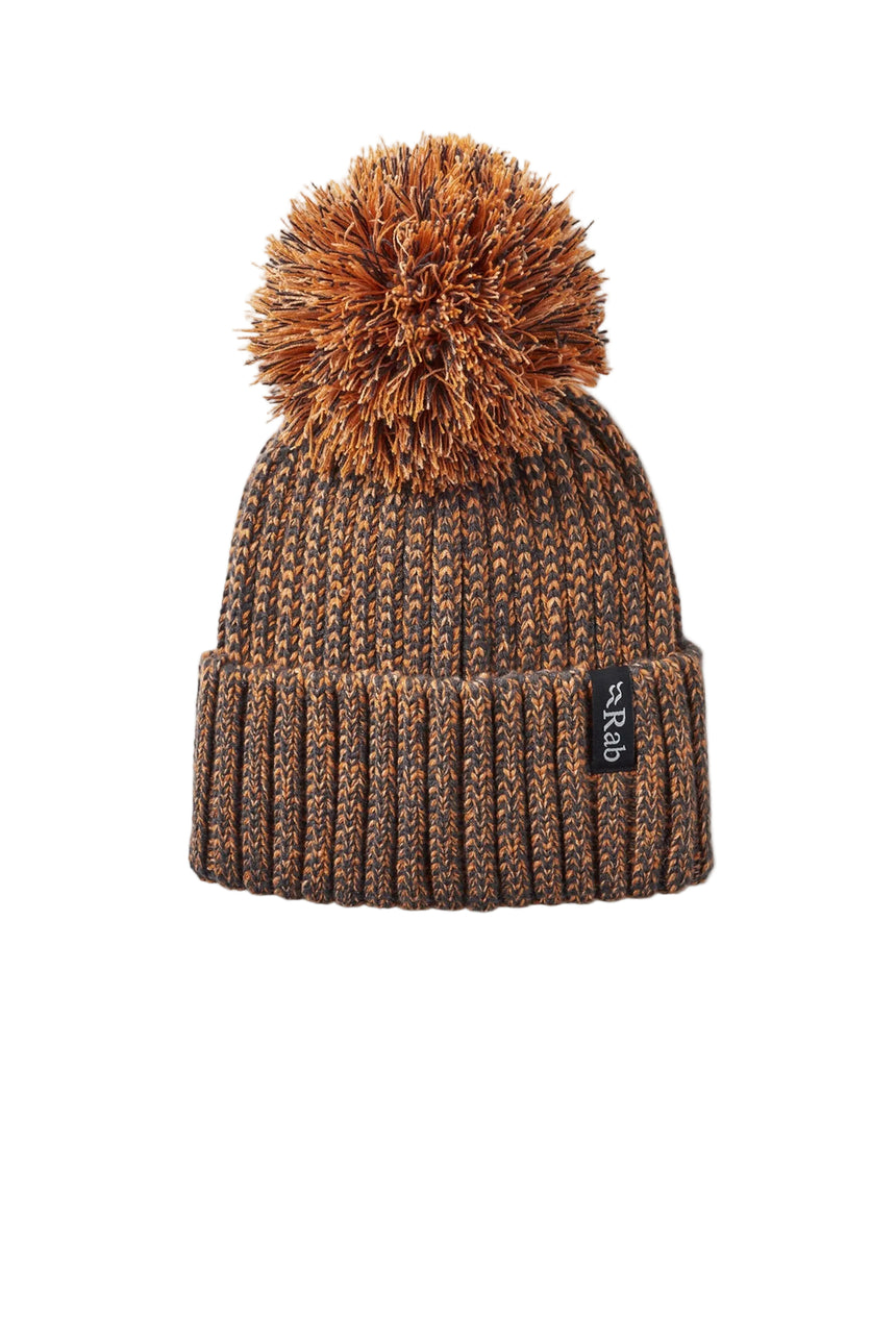 Rab Kharve Bobble Beanie in Dark Melba/Melba - front