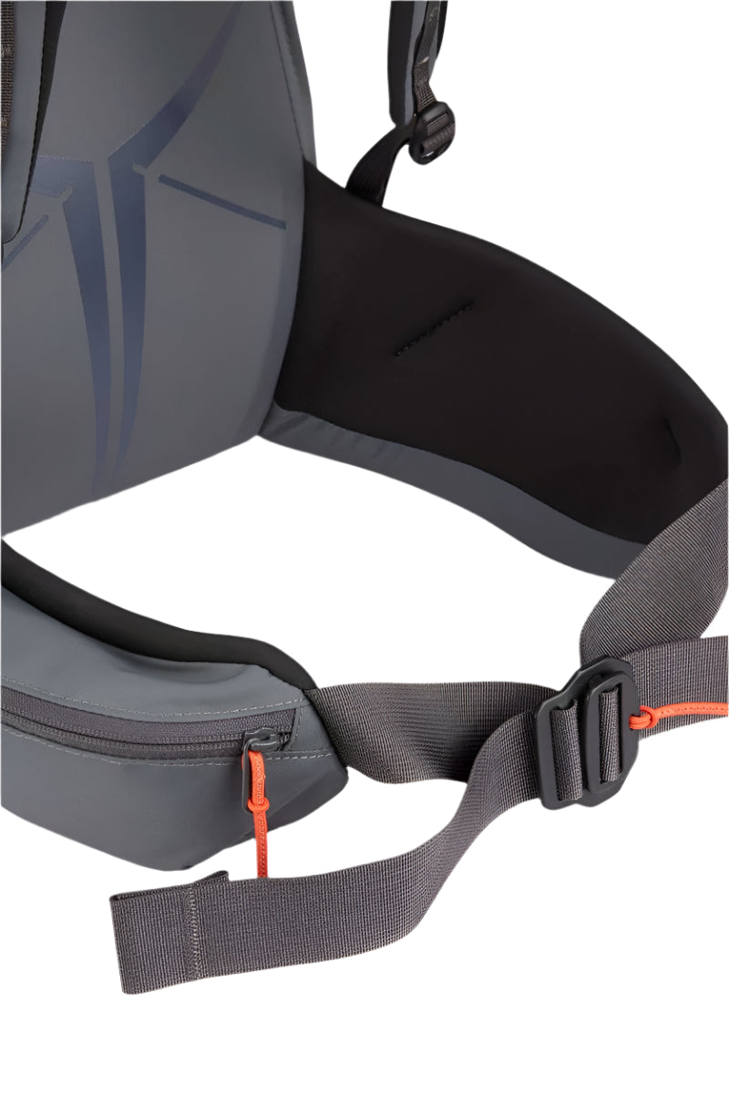 Rab Khroma 38L Ski Pack in Pewter - Hipbelt Detail