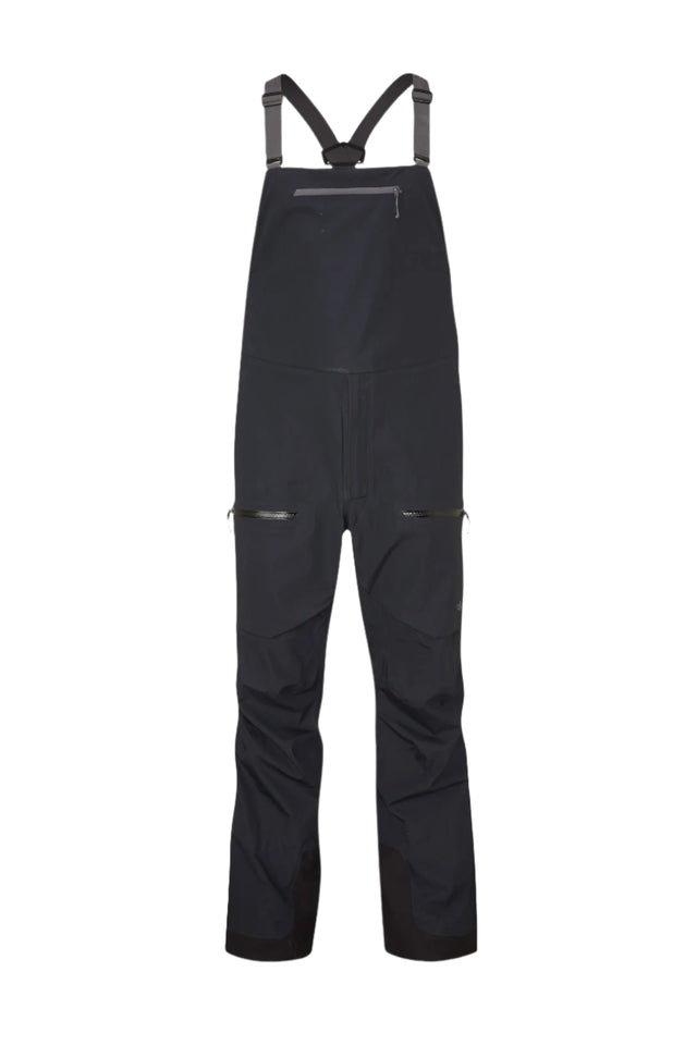 Rab Men's Khroma Kinetic Waterproof Bib Pants in Black - front