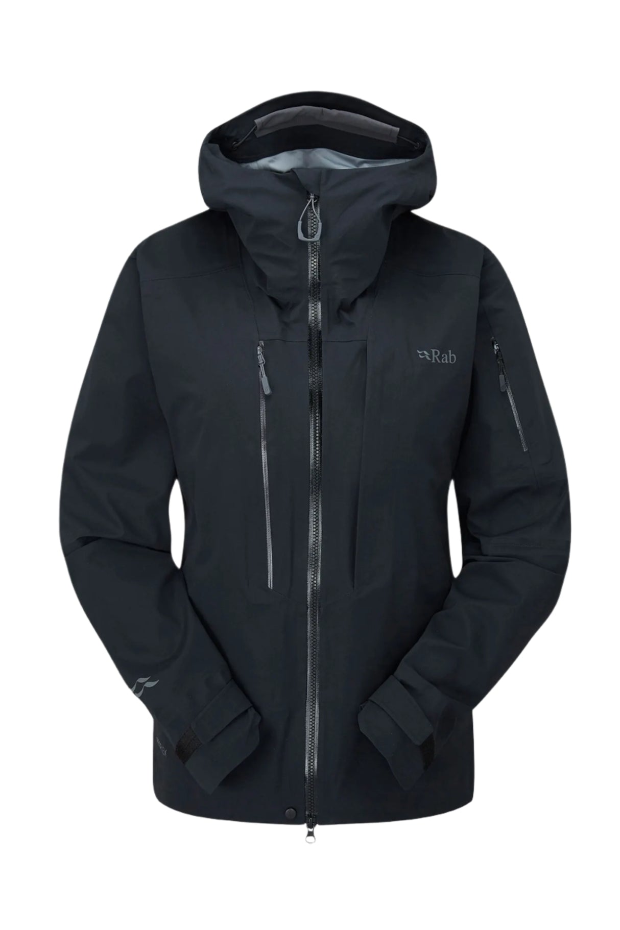 Rab Women's Khroma Kinetic Waterproof Ski Jacket in Black - front