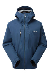 Rab Men's Khroma Kinetic Waterproof Ski Jacket in Tempest Blue - front