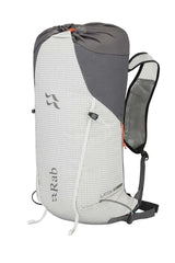 Rab Latok 20L Mountain Pack in Pewter/Graphene - Front View