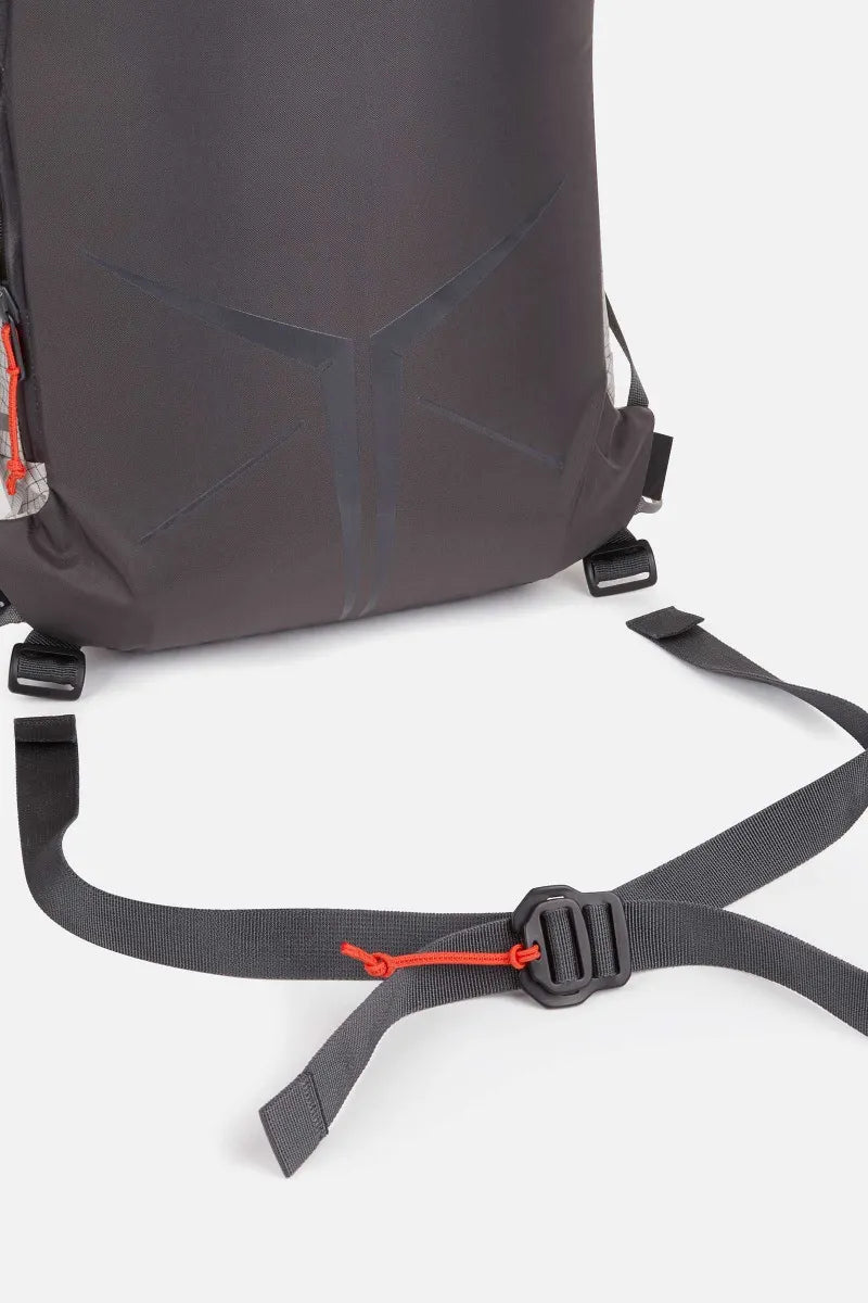 Rab Latok 20L Mountain Pack in Pewter/Graphene - Ice Axe Loop Detail