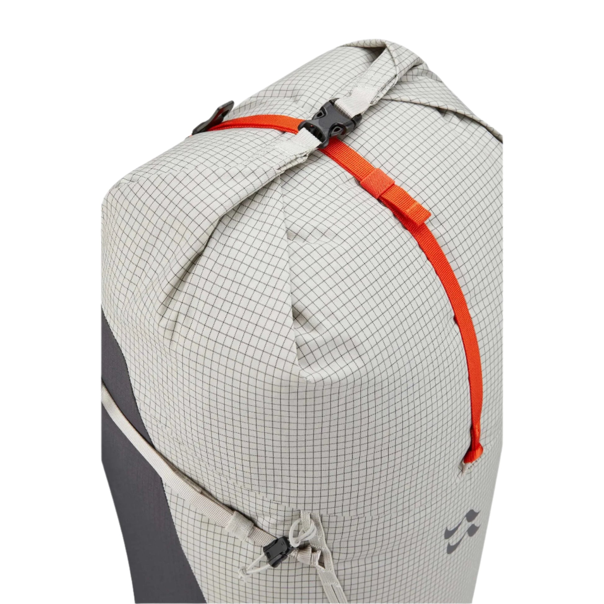 Rab Latok 38L Mountain Pack in Pewter - Compression Strap Detail