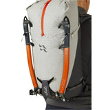 Rab Latok 38L Mountain Pack in Pewter - Ice Axe Attachment Detail