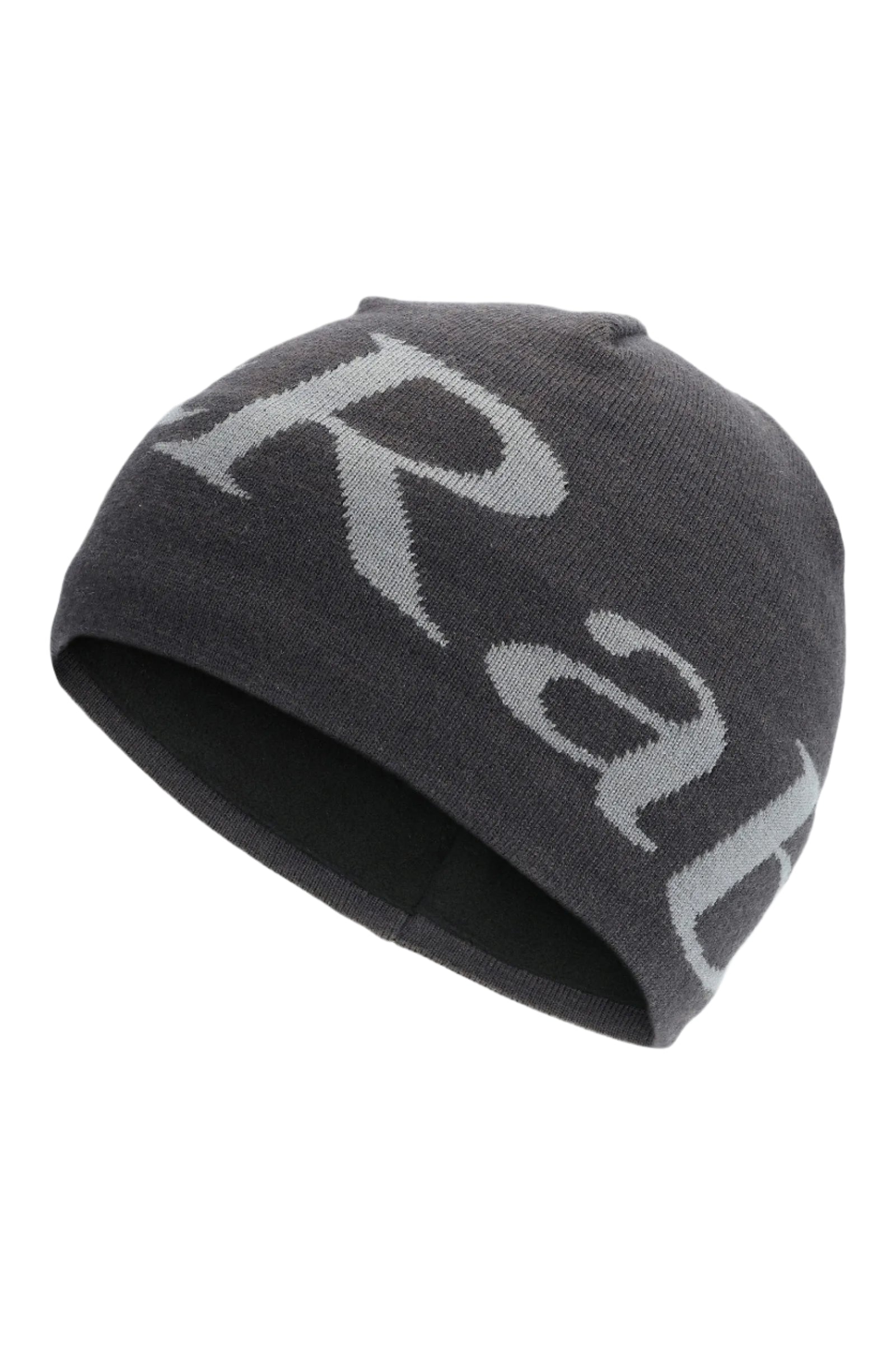 Rab Logo Beanie in Anthracite/Granite - front