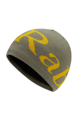 Rab Logo Beanie in Light Khaki/Sahara - front