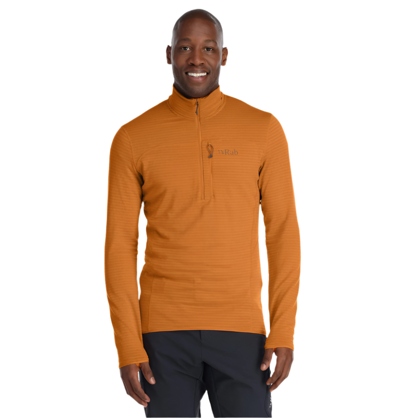 Rab Men's Ascendor Light Pull-on in Yellow (styling reference) - worn, front