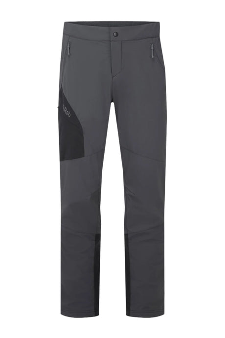 Rab Men's Ascendor Pants in Anthracite - front