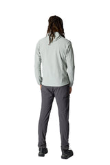Rab Men's Borealis Alpine Hooded Jacket in Light Zinc - back, worn