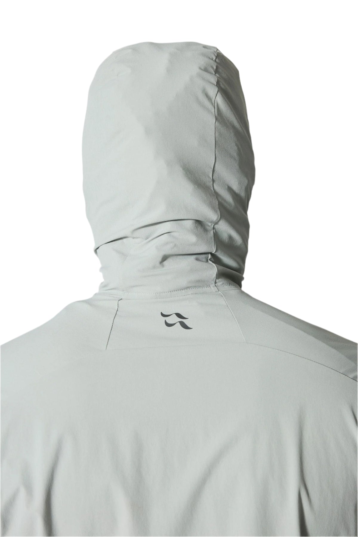 Rab Men's Borealis Alpine Hooded Jacket in Light Zinc - hood detail