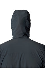 Rab Men's Borealis Hooded Jacket in Beluga - hood detail, back