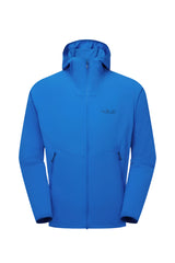 Rab Men's Borealis Hooded Jacket in Maya Blue - front