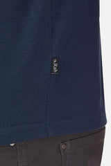 Rab Men's Crimp Logo Tee - hem label detail
