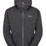 Rab Men's Downpour Light Waterproof Jacket in Anthracite - front