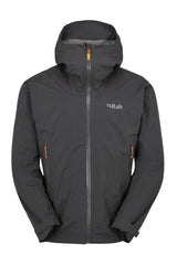 Rab Men's Downpour Light Waterproof Jacket in Anthracite - front