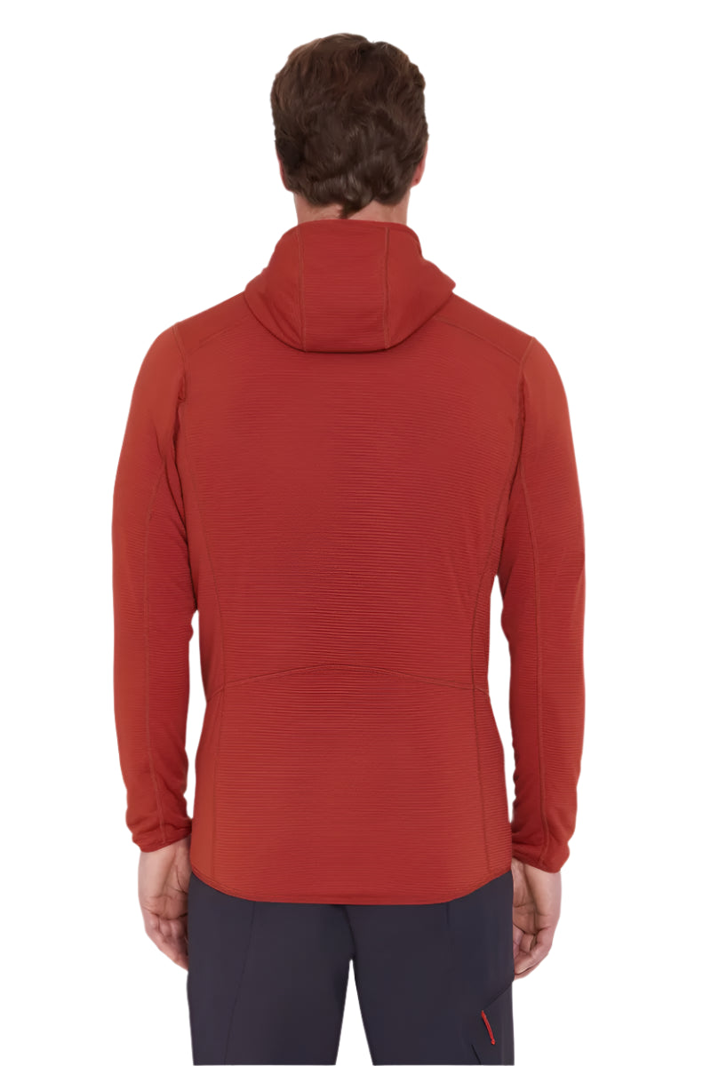 Rab Men's Evolute Hoody in Tuscan Red - back