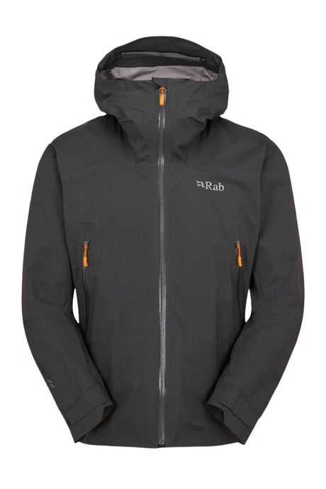 Rab Men's Firewall Light Waterproof Jacket in Anthracite - front
