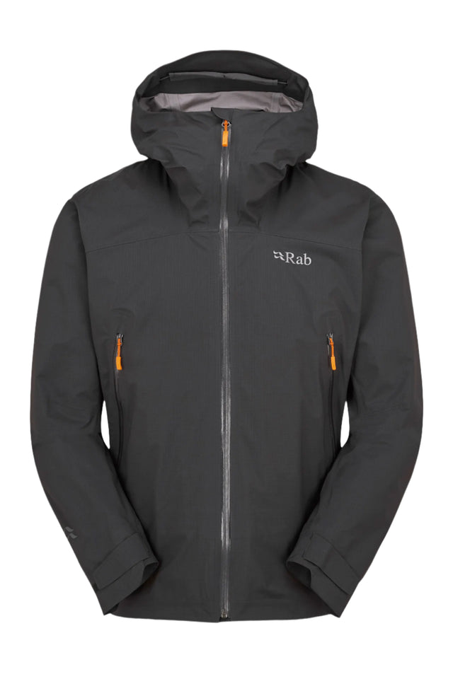 Rab Men's Firewall Light Waterproof Jacket in Anthracite - front