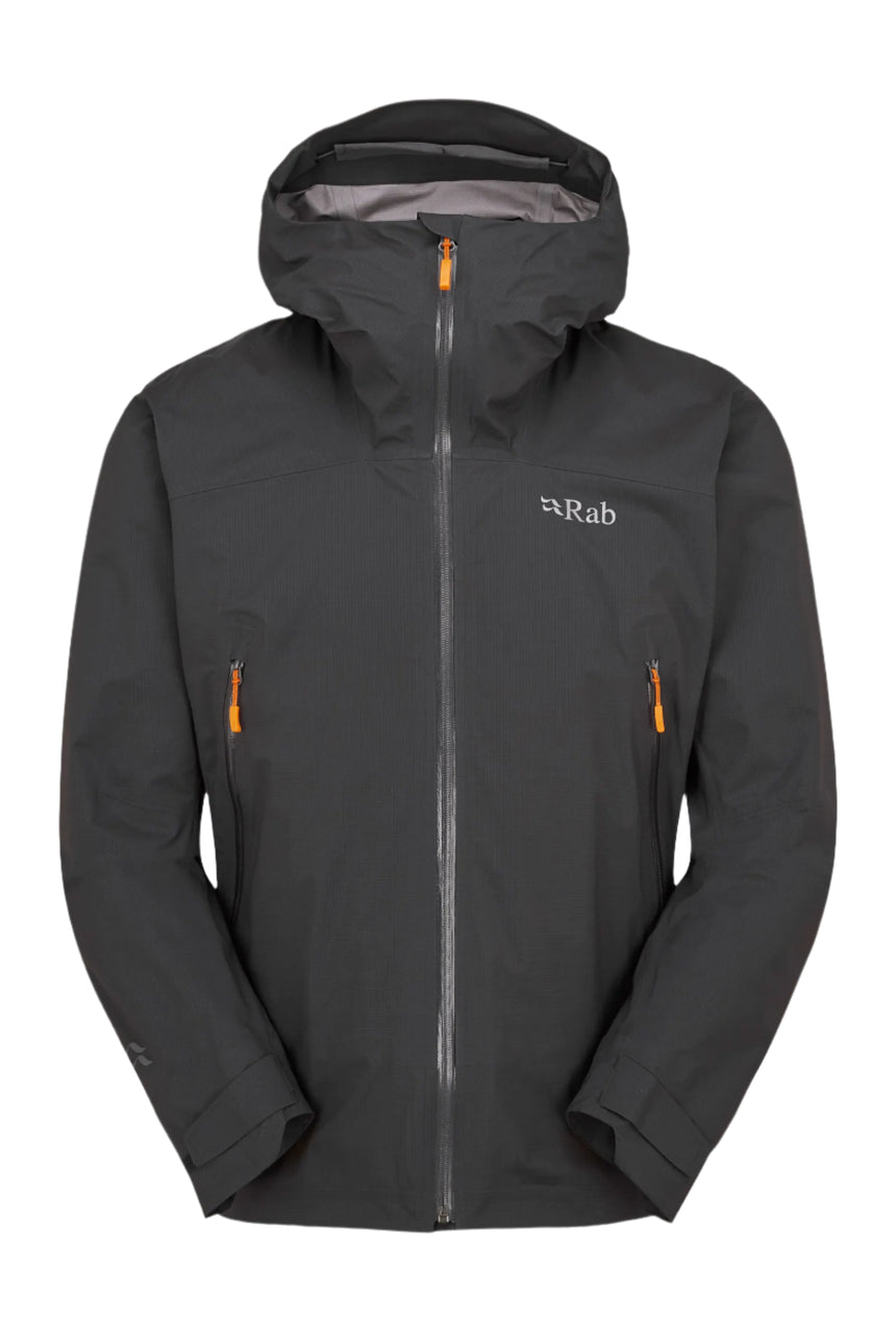 Rab Men's Firewall Light Waterproof Jacket in Anthracite - front