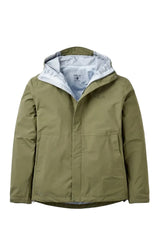 Rab Men's Firewall Waterproof Jacket in Light Khaki - front