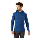 Rab Men's Force Hoody in Blue (styling reference) - worn