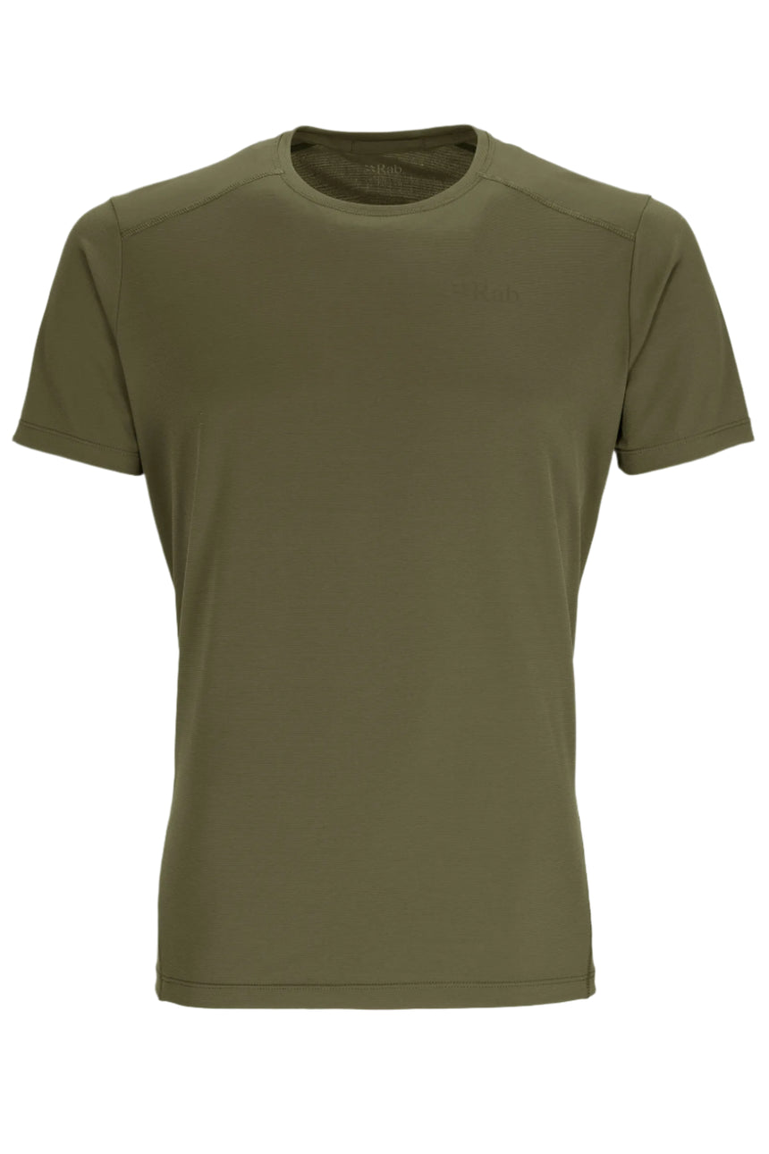 Rab Men's Force Tee in Olive - Front