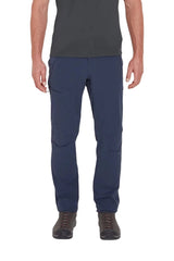 Rab Men's Incline Pants in Deep Ink (styling reference) - Worn, Front