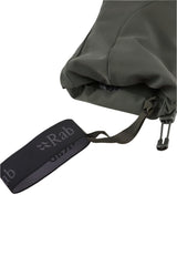 Rab Men's Khroma Freeride GTX Gloves in Army - Cuff Detail