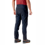 Rab Men's Kinetic Alpine 2.0 Waterproof Pants in Black - on model, back
