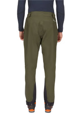 Rab Men's Latok GORE-TEX Pro Pants in Army - worn, back (reference only, not a stocked colour)