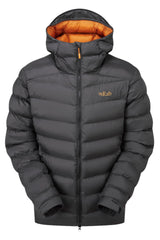 Rab Men's Nebitron Pro Insulated Jacket in Anthracite - front