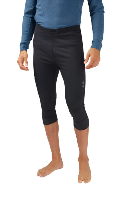 Rab Men's Ocular 3/4 Tights in Black - worn, front