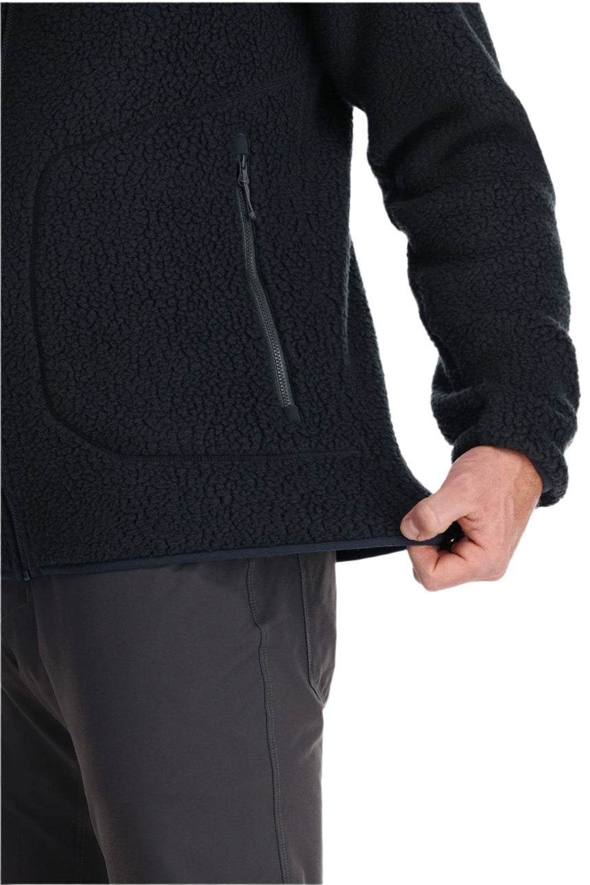 Rab Men's Outpost Jacket in Beluga - hem detail