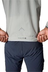 Rab Men's Phantom Waterproof Jacket in Light Zinc - back