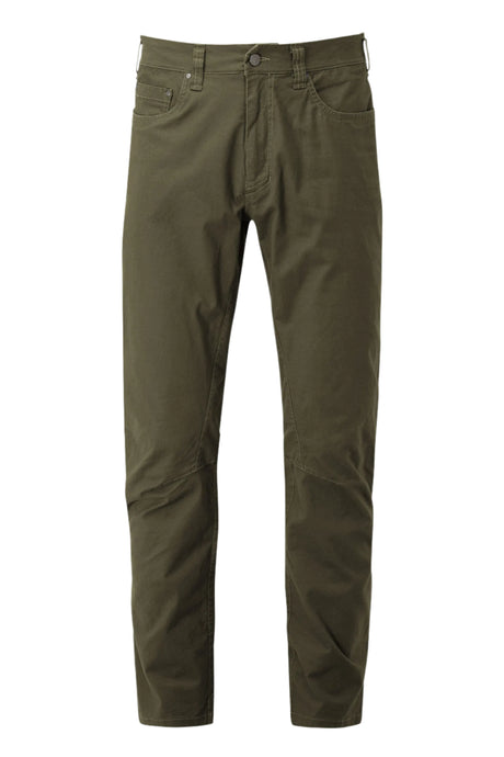 Rab Men's Radius Pant in Anthracite - front, fabric detail