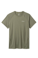 Rab Men's Sonic Tee in Light Khaki - front