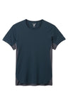 Rab Men's Sonic Ultra Tee in Beluga/Graphene - front